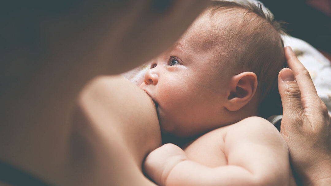 Weltstillwoche 2025 Baby wird gestillt