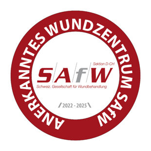 Logo SAfW Anerkennung Wundzentrum