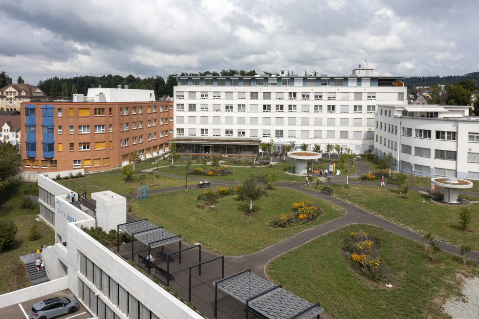 Luftaufnahme Spital Uster